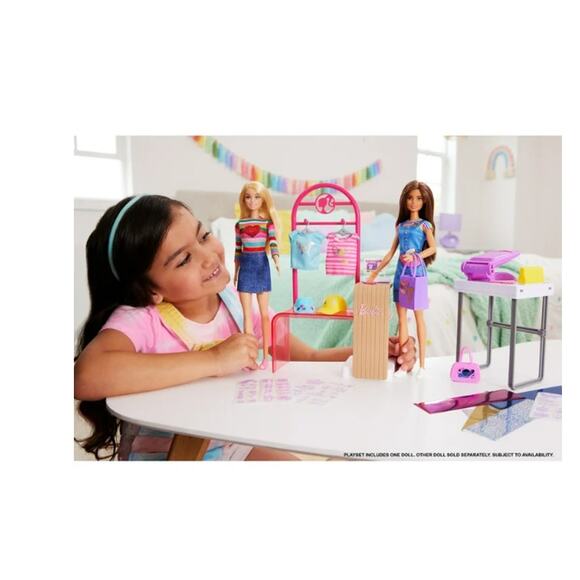 Barbie Make & Sell Boutique Playset With Brunette Doll NWT - Picture 5 of 8